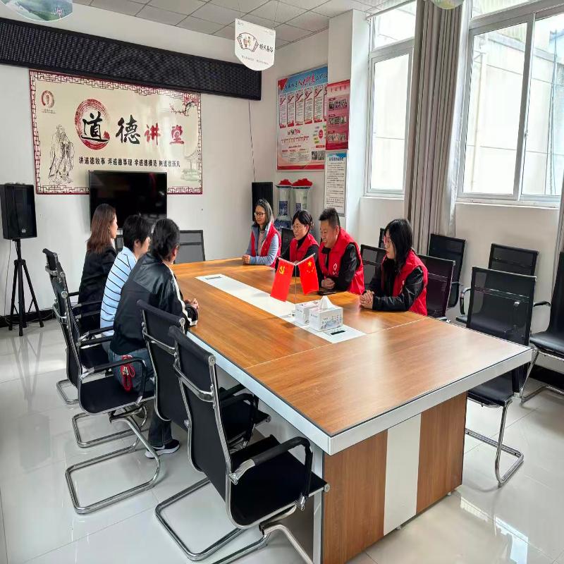 博彩导航赴谢家集区开展文明创建结对共建活动